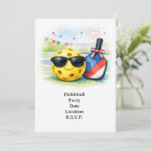 パックボールパーティーのご招待 招待状 (スタンド正面)