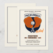 パックボールパーティー 招待状 (正面/裏面)