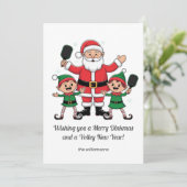 パックボール クリスマス サンタ エルフ, あなただけのテキスト (スタンド正面)