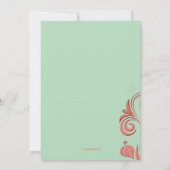 パックマイバッグゴー遠くにエボニーパーティの招待状 招待状 (裏面)