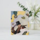 パックマガジンヴィンテージイラストレーション ポストカード (スタンド正面)