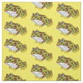 パックマンの角のあるカエル ファブリック (見本)