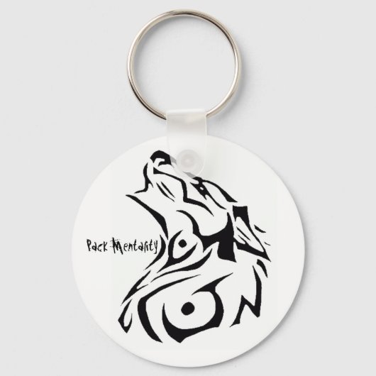 パックメンタリティ公式キーチェーン。 キーホルダー (正面)