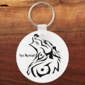 パックメンタリティ公式キーチェーン。 キーホルダー (正面)