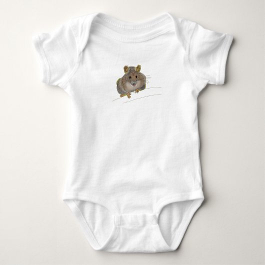 パックラット/ウドラット ベビーボディスーツ (正面)