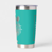 パックリーダー負の宇宙狼 保温保冷タンブラー (左面)