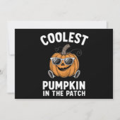 パックールプンのハロウィーンのカボチャ 招待状 (正面)
