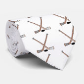 パック及びホッケースティックデザイン ネクタイ (ロール)