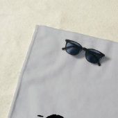 パック待ち – ホッケープレーヤー ビーチタオル (インサイチュ)