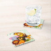 パック来サファリ動物パーティーに参加 ペーパーコースター (インサイチュ)