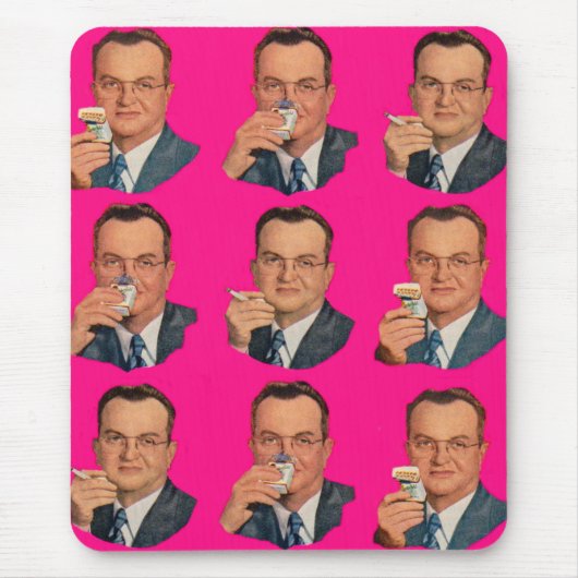 パック楽しむ、楽しむ煙 マウスパッド (正面)