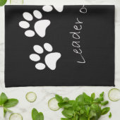 パック犬の恋人のリーダー キッチンタオル (折り畳み)