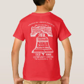パック用クラスBシャツ子供サイズ - 赤 Tシャツ (裏面)