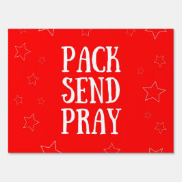 パック祈赤ヤードの看板 アウトドアサイン