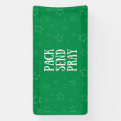 パック送信ビ祈ニールのバナー 横断幕 (縦)