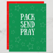 パック送信祈紙 (正面/裏面)