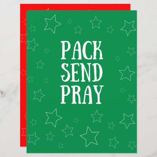 パック送信祈紙 (正面/裏面)