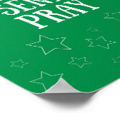 パック送信祈緑のポスター ポスター (角)