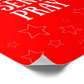 パック送信祈赤ポスター ポスター (角)