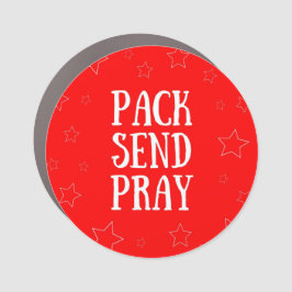 パック送信祈赤星カーマグネット カーマグネット