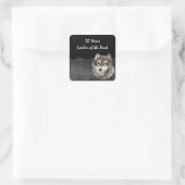 パック30th誕生日ユーモアのオオカミ30のリーダー スクエアシール (バッグ)