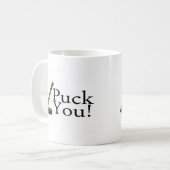パック(ホッケー) コーヒーマグカップ (正面左)