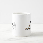 パック(ホッケー) コーヒーマグカップ (中央)