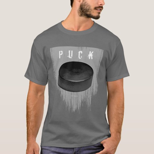 パック(ホッケー) Tシャツ (正面)