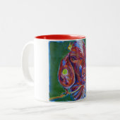 パック、ヤギ ツートーンマグカップ (正面左)