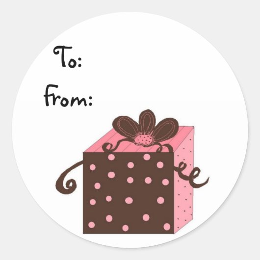 パッケかわいらしージ ラウンドシール (正面)