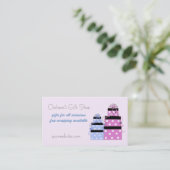 パッケーかわいらしジブティック 名刺 (スタンド正面)