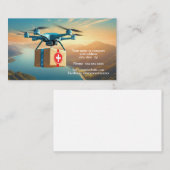 パッケージで空にドローン 名刺 (正面/裏面)