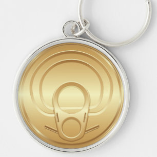 パッケージの缶のふたKeychain キーホルダー