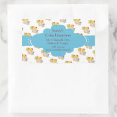 パッケージシールのラベル 長方形シール (バッグ)