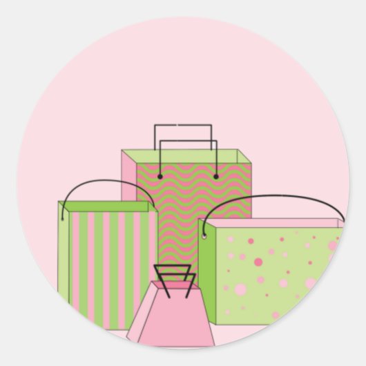 パッケージステッカー ラウンドシール (正面)