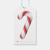 パッケージラベル – キャンディーケーンクリスマスギフトラベル ギフトタグ (正面)