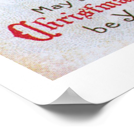 パッケージ付きヴィンテージクリスマスガール ポスター (角)