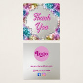 パッケージ感謝していインサート虹色の結晶 (正面&裏面)