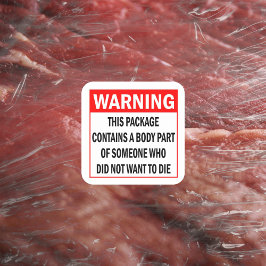 パッケージ警告アクティビズム スクエアシール