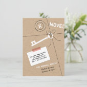パッケージ&鍵ハウスのパーティー&引っ越し案内 招待状 (スタンド正面)