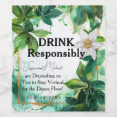 💍パッシおもしろいフローラセレニティ ワインラベル (シングルラベル)