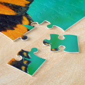 パッシストライプのュフラワーバタフライ。 ジグソーパズル (側面)