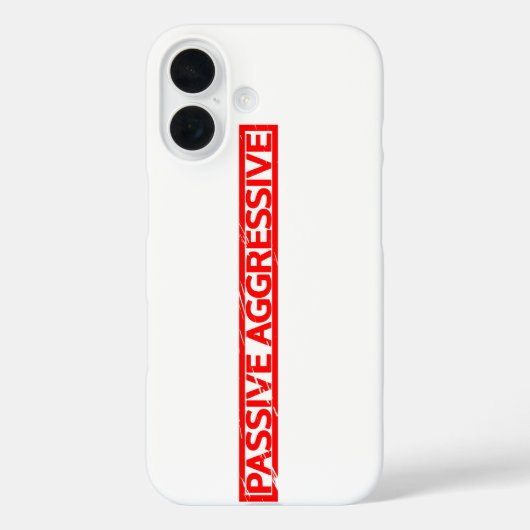 パッシブ積極的スタンプ Case-Mate iPhoneケース (裏面)