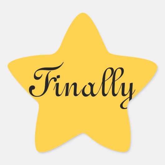 パッシブ積極的：金ゴールド星 星シール (正面)