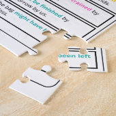 パッシブ音声文法グラフ ジグソーパズル (側面)