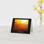 パッションカやる気を起こさせるード カード (黄色い花)