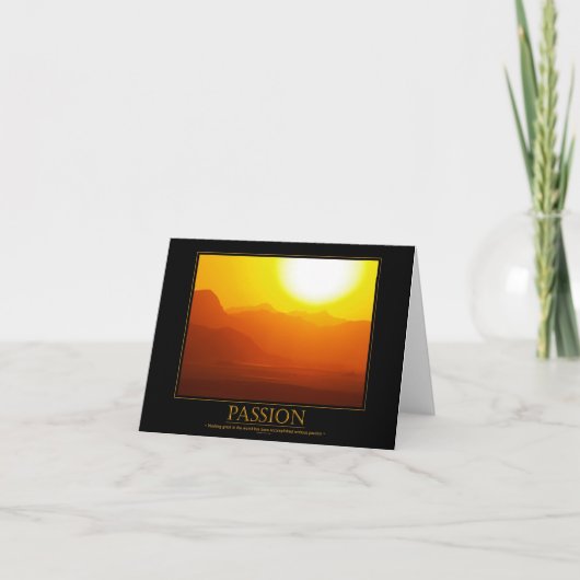パッションカやる気を起こさせるード カード (正面)