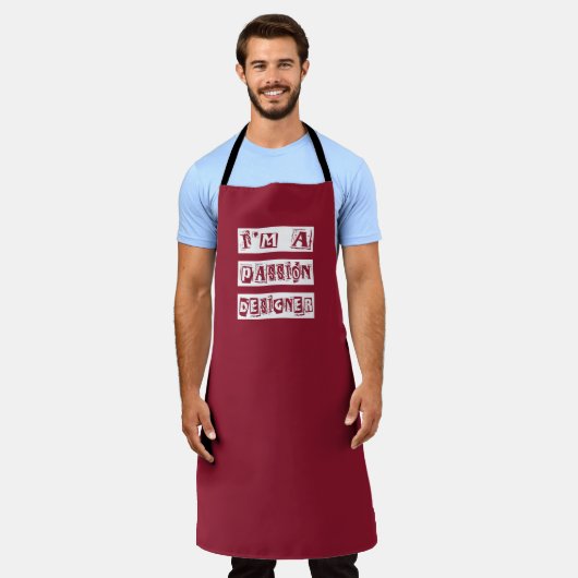 パッションデザイナー エプロン (着用した状態)