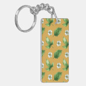 パッションフラワーつる植物 キーホルダー (正面左)