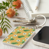 パッションフラワーつる植物 キーホルダー (正面右)